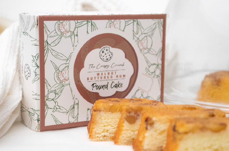 Mini Walnut Rum Pound Cake