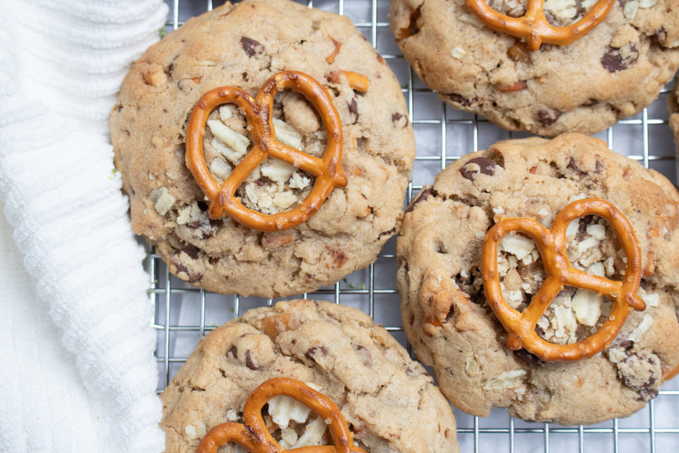 Pretzel Caramel Chip Cookie