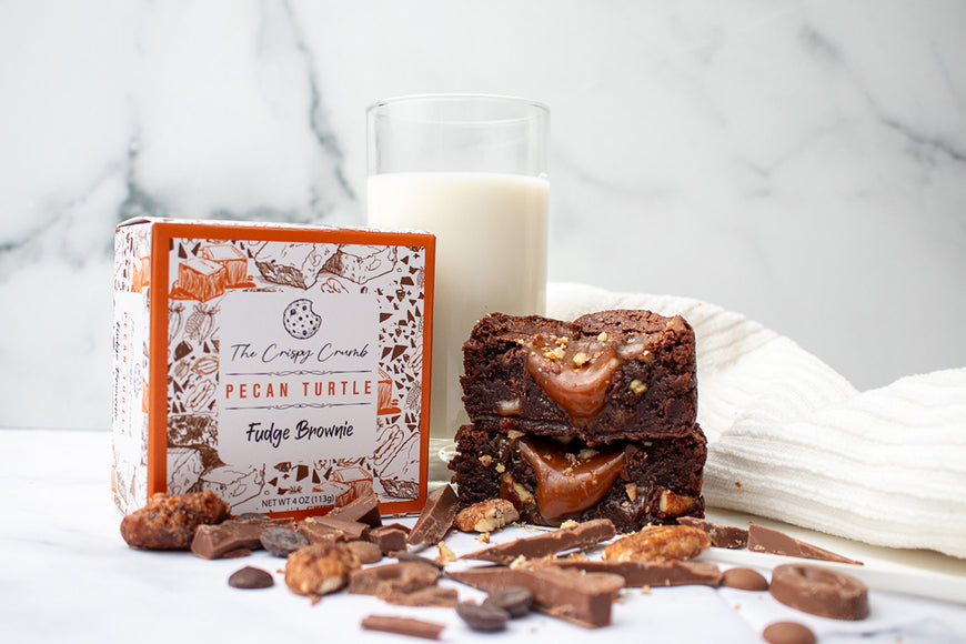 Pecan Turtle Brownie