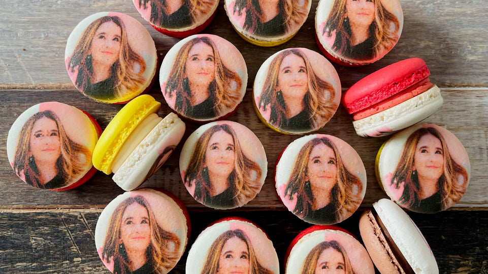 Custom Photo Macarons