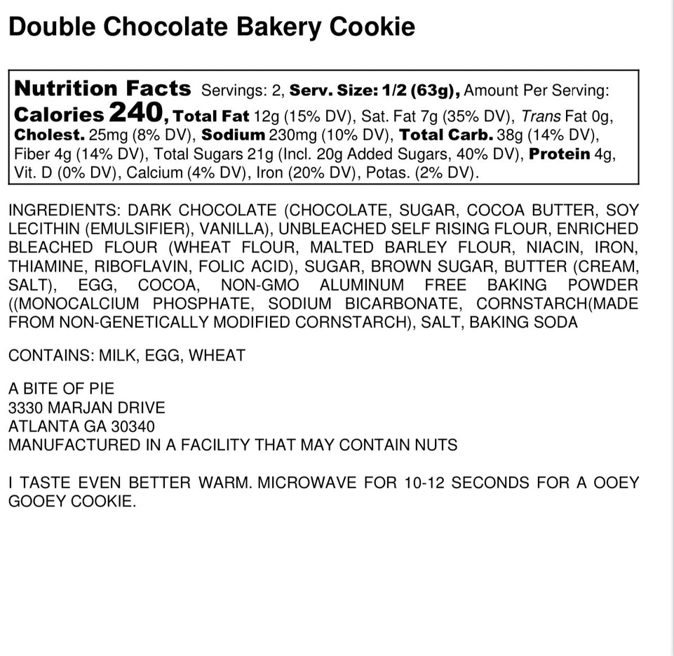 Double Chocolate Cookies