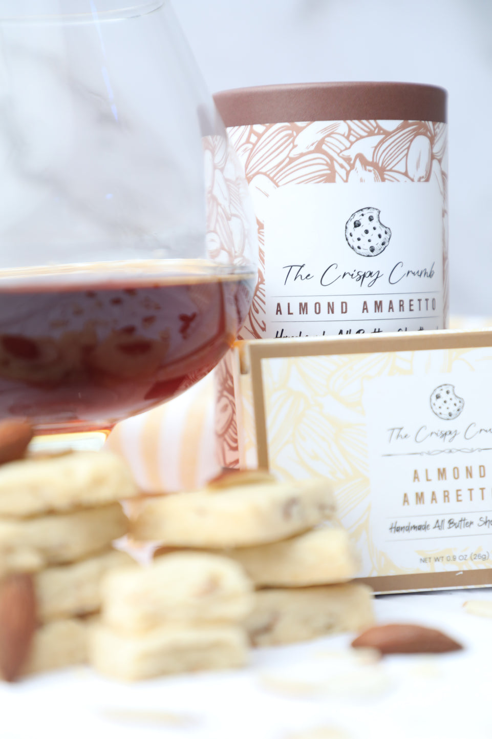 Almond Amaretto Shortbread Cookie