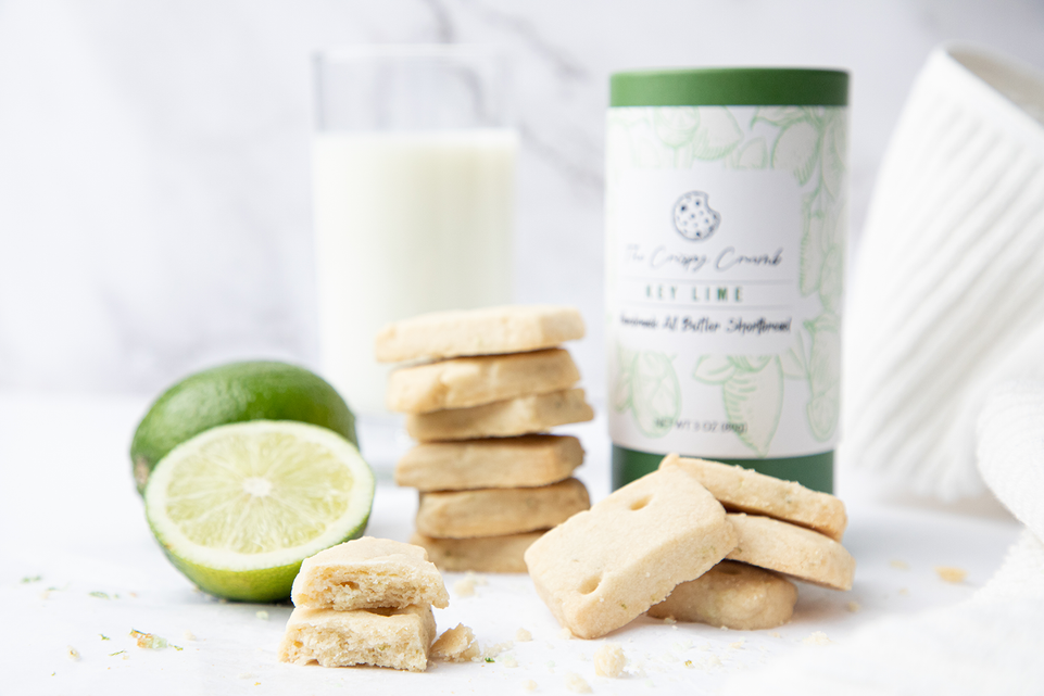 Key Lime Shortbread Cookie