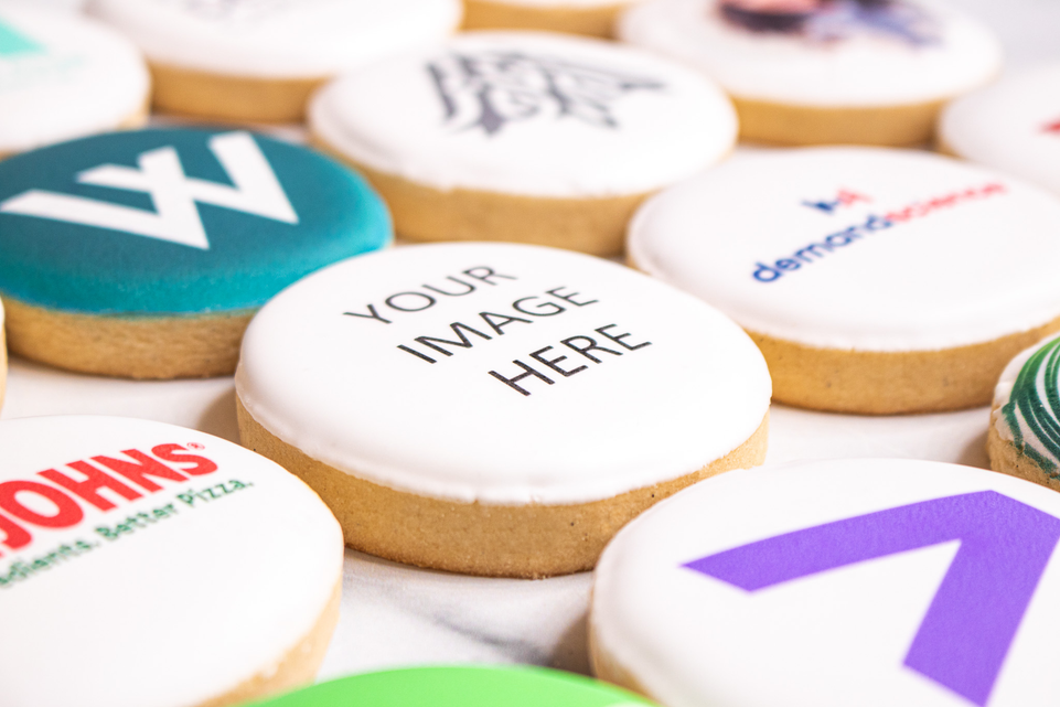 Custom Printed Logo Cookies