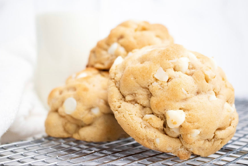 Brown Butter Macadamia Nut Cookies