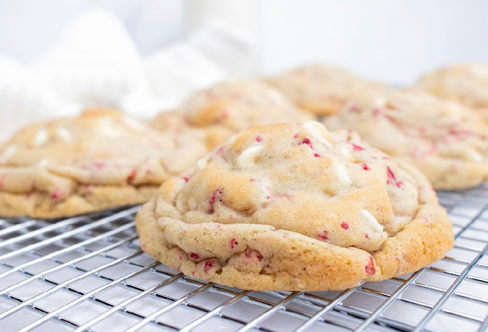 White Chocolate Raspberry Cookies