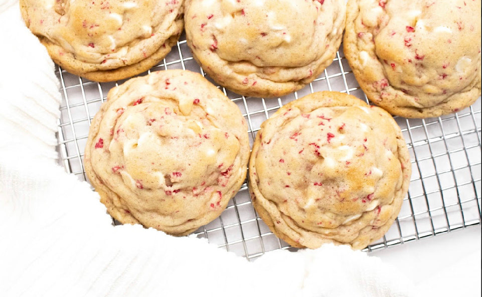 White Chocolate Raspberry Cookies