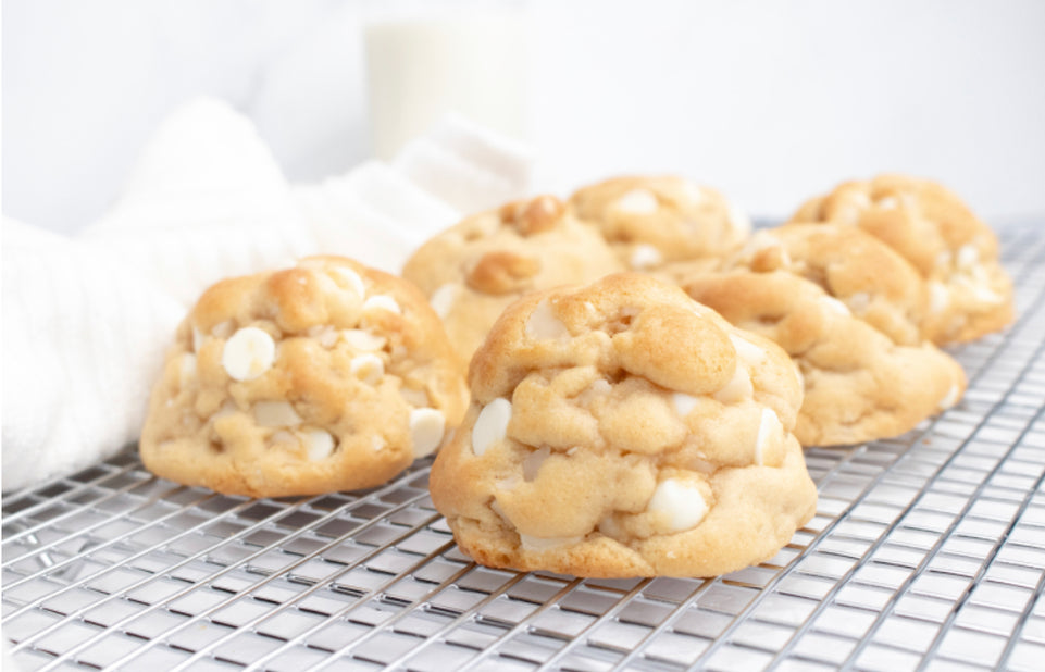 Brown Butter Macadamia Nut Cookies