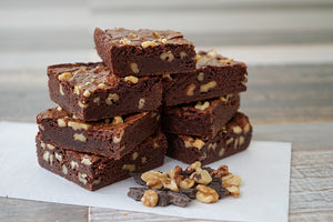 Chocolate Fudge Pecan Brownies (GF Options Available)