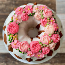 Load image into Gallery viewer, Flower Crown Vanilla Bean Pound Cake (GF Options)
