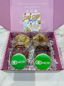 Small Corporate Logo Cookie Box